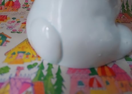 Fancy🩷ᩚうさぎの陶器、靴べら入れ ブルー