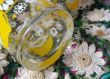 安定のレモン柄🍋ゾンビグラス