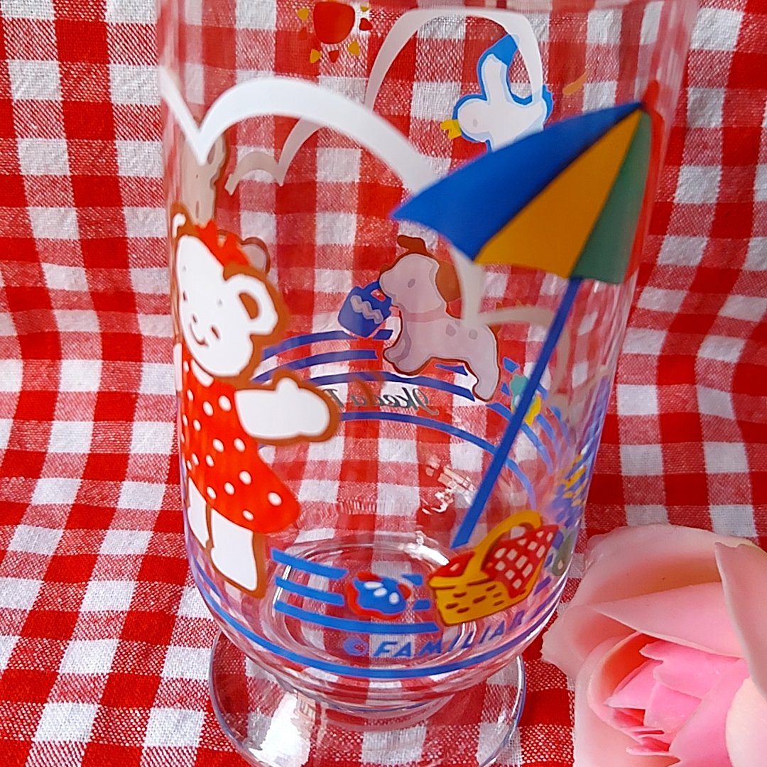 池田銀行×ファミリア・ノベルティグラス | あんちーくKIDAN STORE