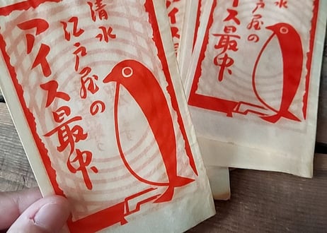 アイス最中🐧ペンギン  赤