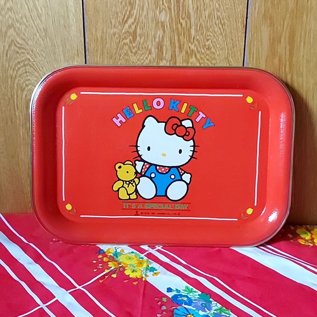 1991年・SANRIOキティちゃんのトレイ | あんちーくKIDAN STORE