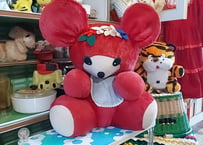 昭和40年代•フェルトのお花🌼特大くまDOLL
