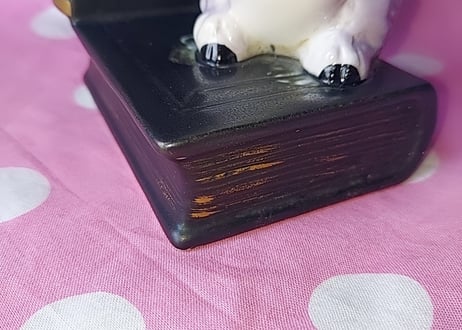 ひつじの陶器製ブックエンド