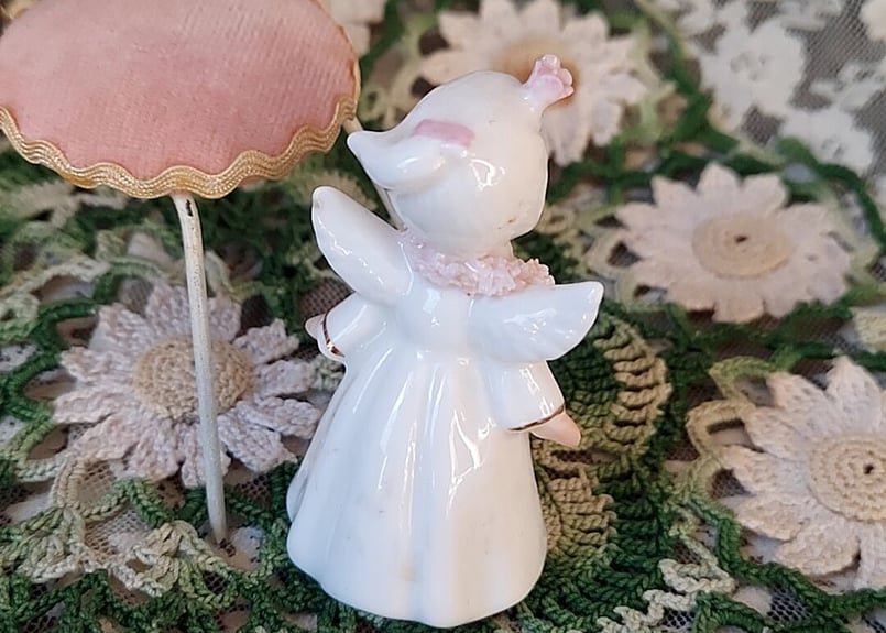 瀬戸ノベルティ・小さな天使 ピンク | あんちーくKIDAN STORE