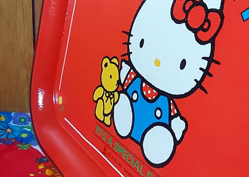1991年・SANRIOキティちゃんのトレイ | あんちーくKIDAN STORE