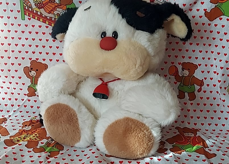 オオイケ　モーモー　ぬいぐるみ　マスコット　牛　ウシ　キーホルダー　　OIKE オオイケ モーモー ぬいぐるみ マスコット 牛 ウシ キーホルダー