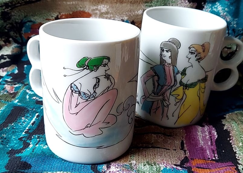 黄桜カッパ・小島功さんイラスト✨マグカップ | あんちーくKIDAN STORE