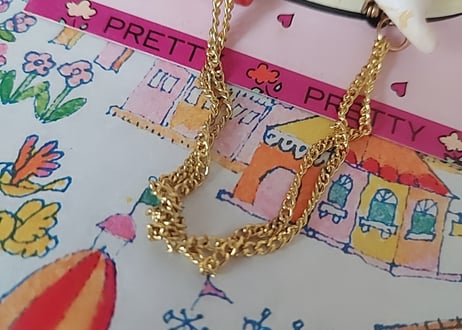Fancy🩷 ̖́-女の子とわんちゃんのチェーンブローチ