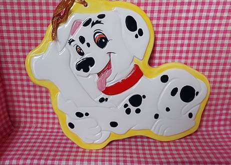 Disney❤101匹わんちゃん陶器の壁掛け
