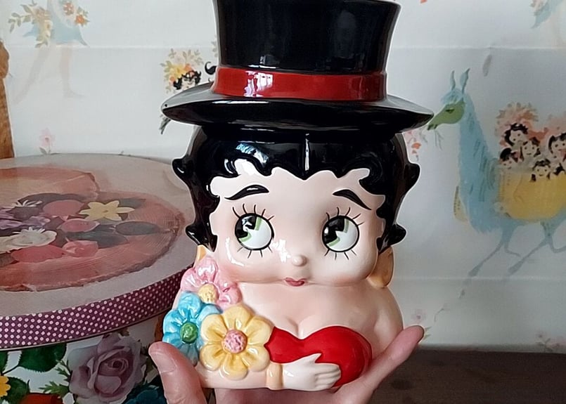 ベティーブープ💐陶器のポット | あんちーくKIDAN STORE