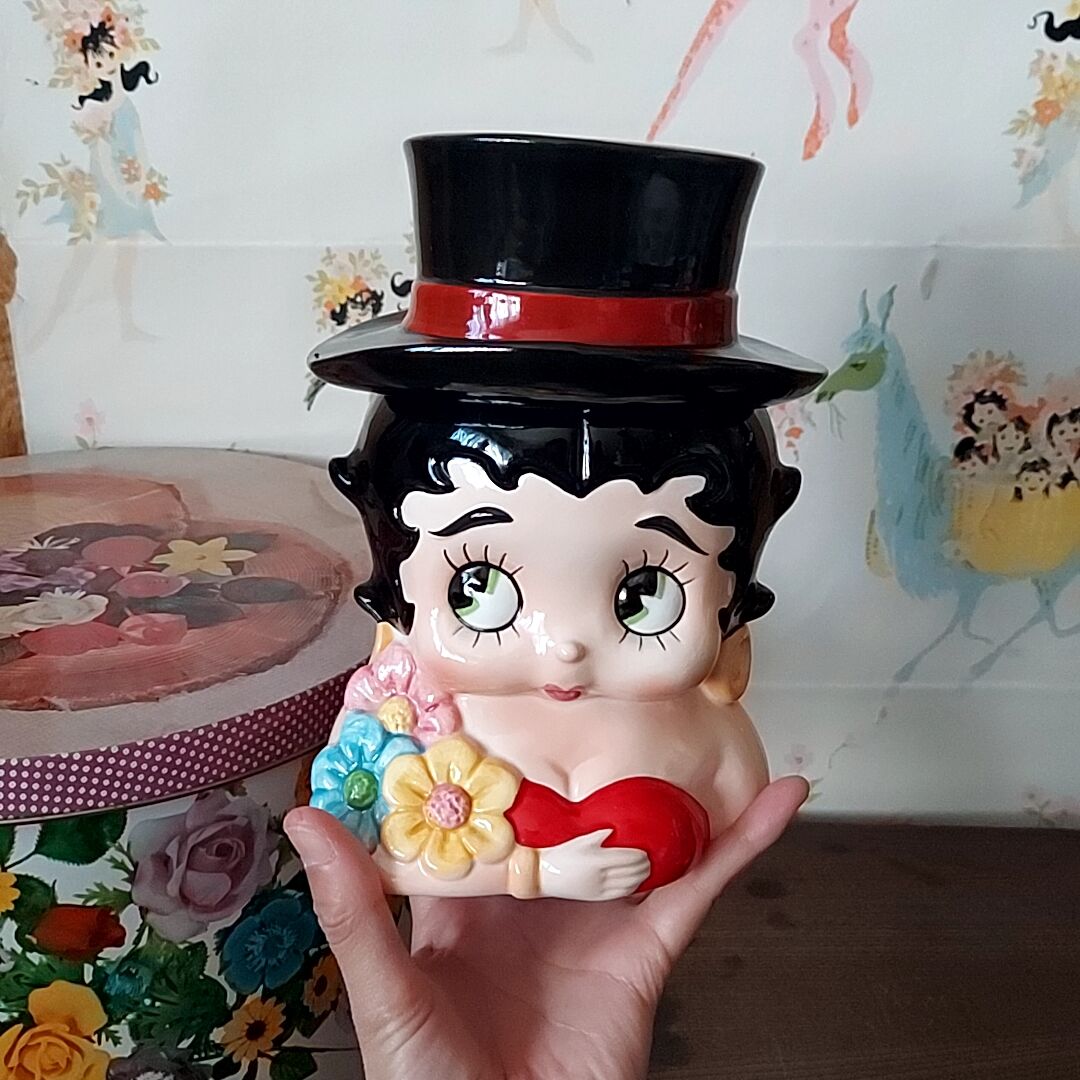 ベティーブープ💐陶器のポット | あんちーくKIDAN STORE ベティーブープ💐陶器のポット | あんちーくKIDAN STORE