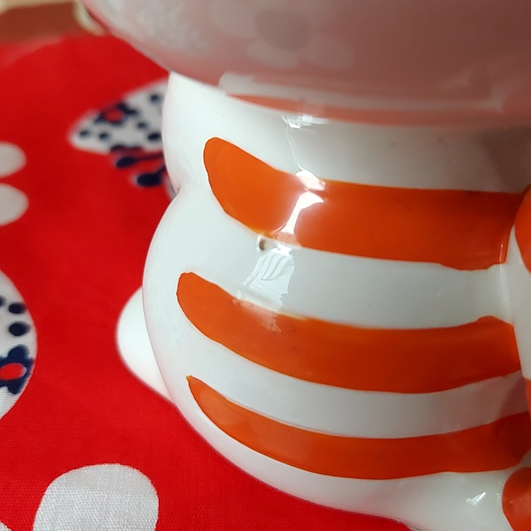 内藤ルネ・猫の陶器🐈‍⬛ ͗貯金箱 | あんちーくKIDAN STORE