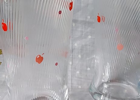 HOYA硝子・りんごのパフェグラス🍎