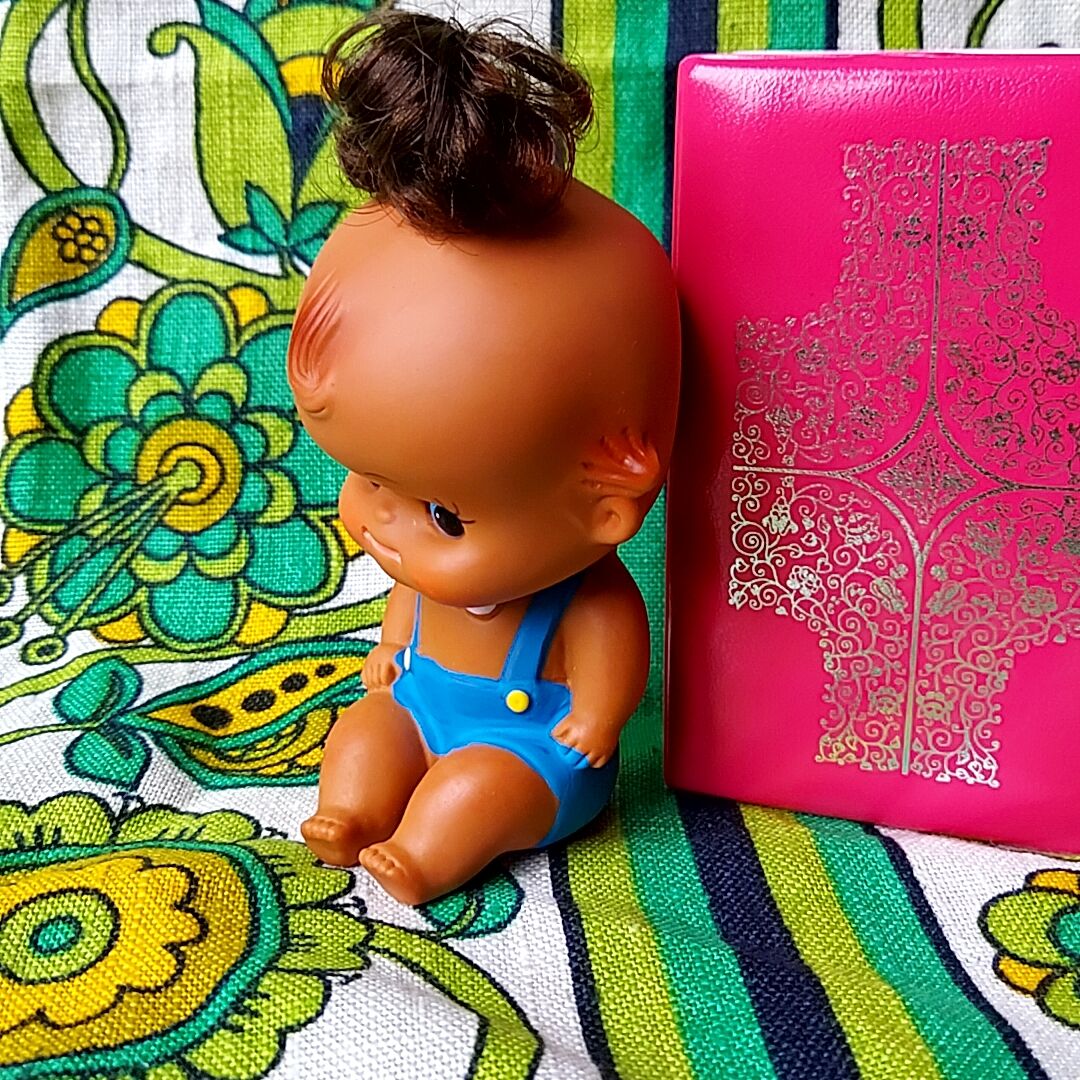 キューピーみたいなソフビとビニールボックスSET キューピー | あんち