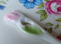 薔薇のミルク硝子フォーク