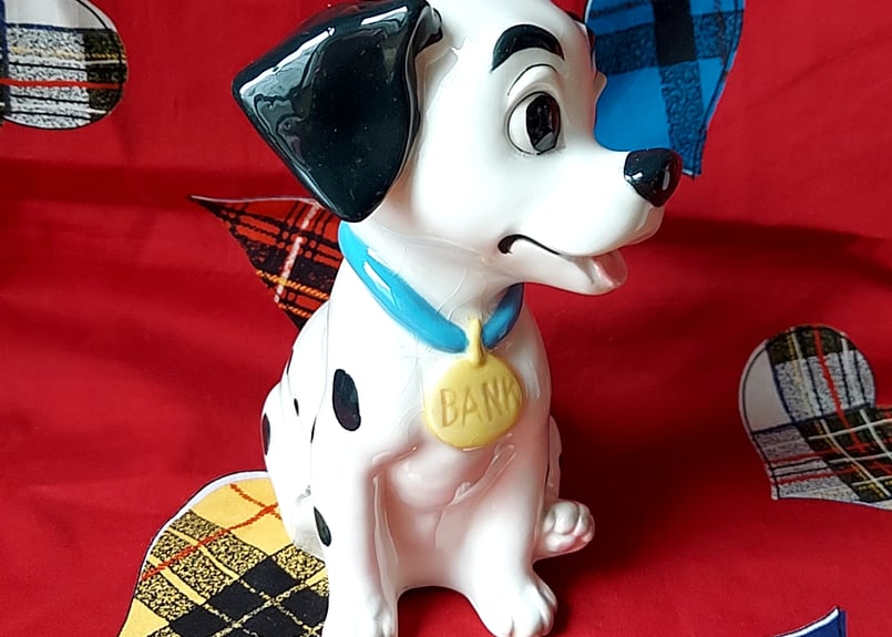 Disney・101匹わんちゃん陶器の貯金箱 | あんちーくKIDAN STORE