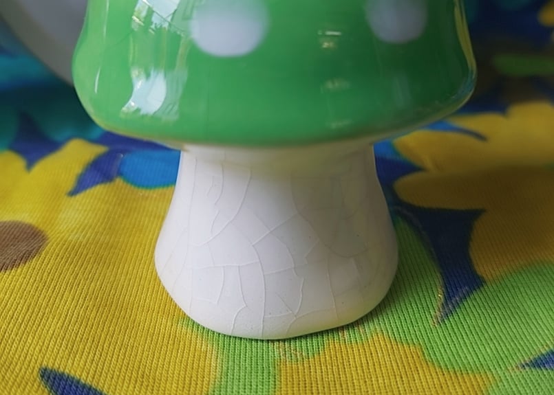 きのことフクロウ🦉陶器の置物 | あんちーくKIDAN STORE