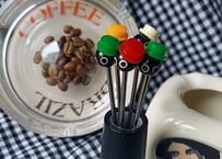 黒子のフルーツピックセット🍇🍓🍑🍉