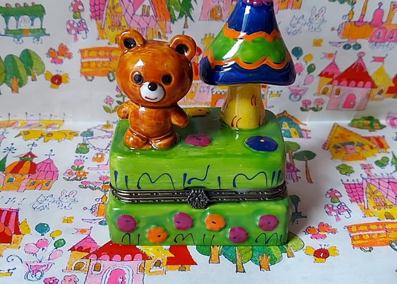 パディントンベア 陶器の小物入れ パディントンベア 陶器の小物入れ