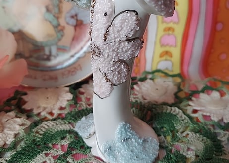 輸出用•スパゲティ💕着物の女性陶器