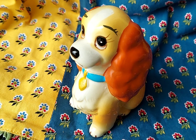 Disney・わんわん物語🐶レディ置物 | あんちーくKIDAN STORE