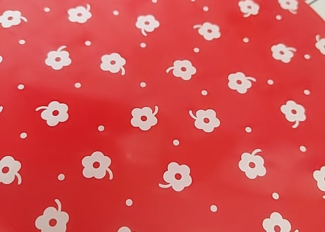 お花のプラスティック製ハンドミラー