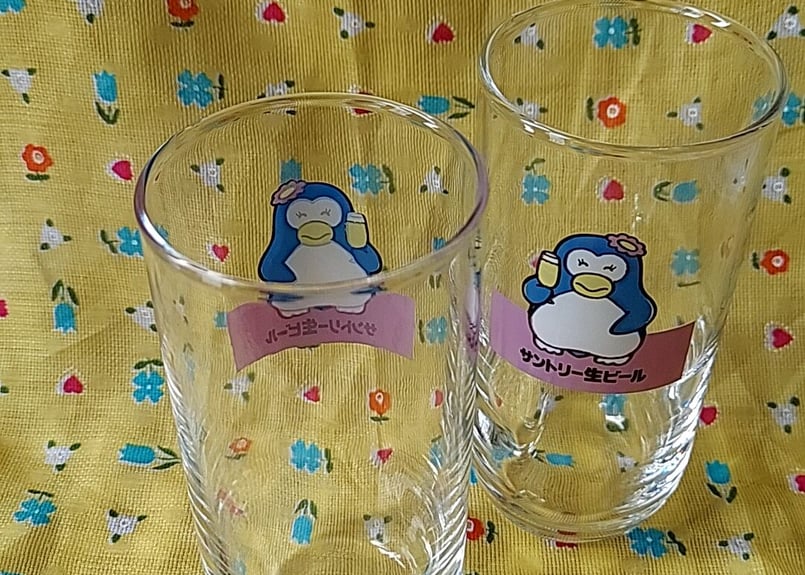 80年代・パピプペンギンズ🐧サントリーグラス ガール | あんちー