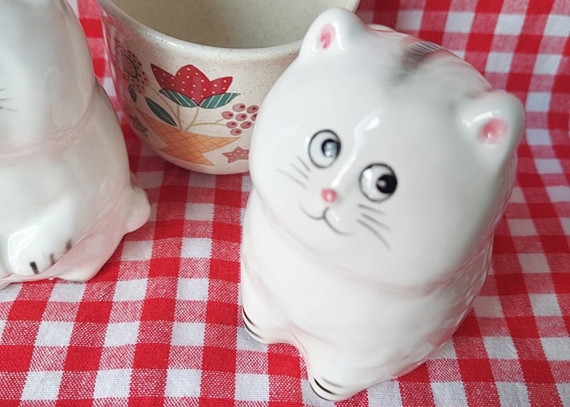 内藤ルネ🐱Fancy猫の貯金箱 | あんちーくKIDAN STORE