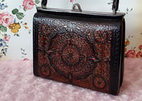 1970´s✨型押しレザーVintagebag
