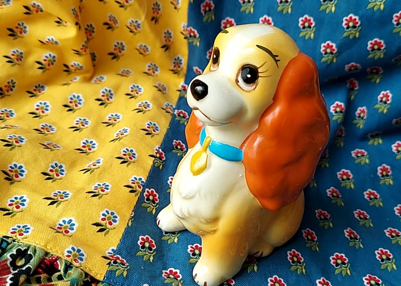 Disney・わんわん物語🐶レディ置物 | あんちーくKIDAN STORE