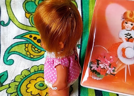 ペロちゃんとビニールボックスSET  金髪
