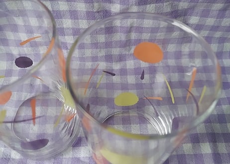 カメイガラス･Fancy模様のグラス