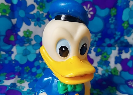 三菱銀行×Disney•ドナルド ソフビ貯金箱