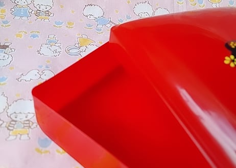 こけし柄のセルロイドケース