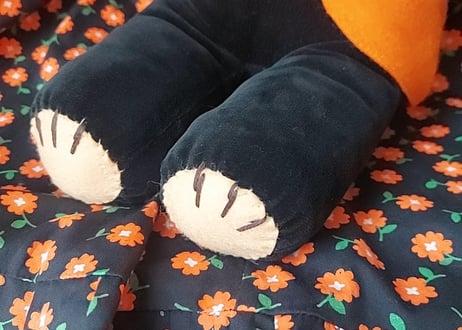 ふわふわの黒いくまさん🐻ぬいぐるみ