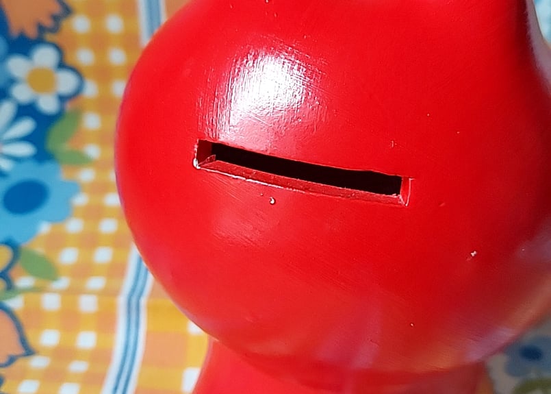 東海銀行・ノベルティ・猫の貯金箱 | あんちーくKIDAN STORE