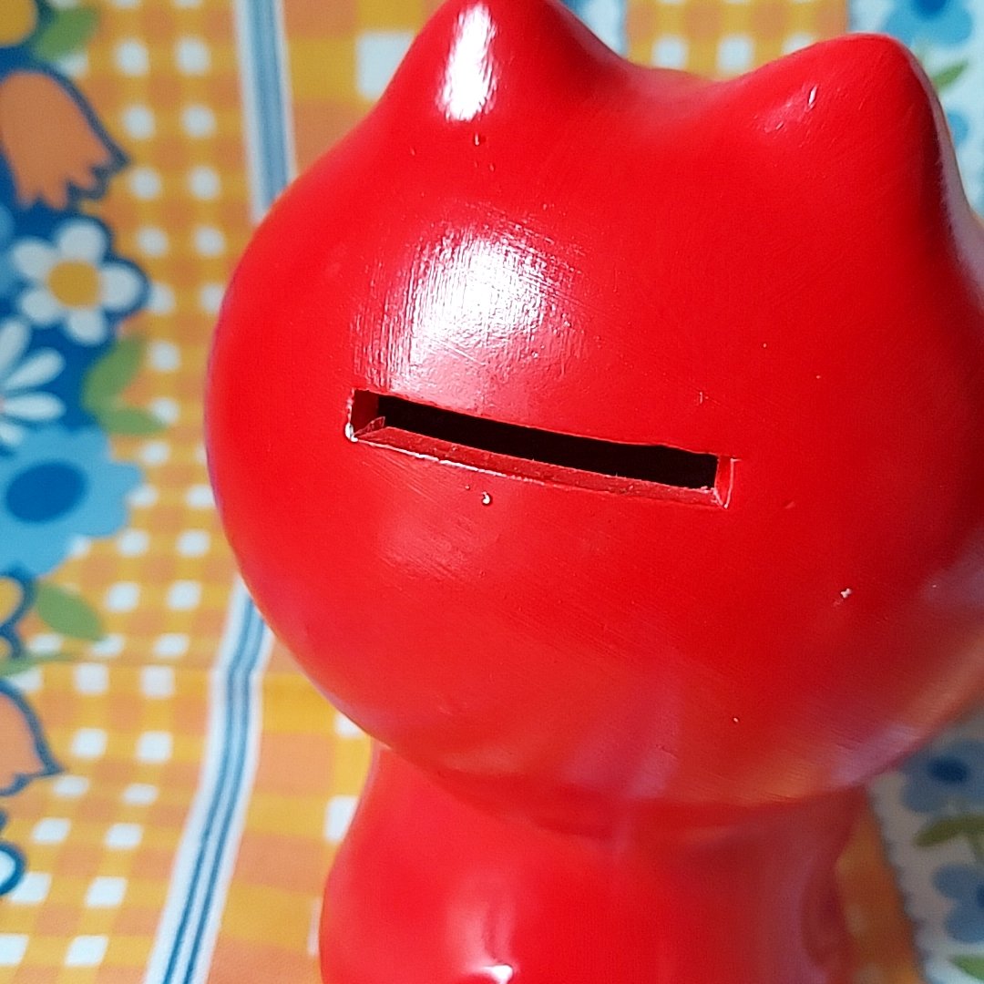 東海銀行・ノベルティ・猫の貯金箱 | あんちーくKIDAN STORE