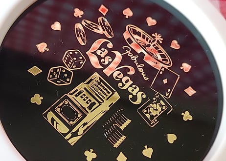 U.S.A🃏ラスベガスプラスティックコースター