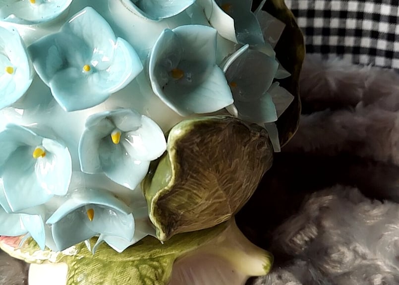 陶器の紫陽花ランプ | あんちーくKIDAN STORE