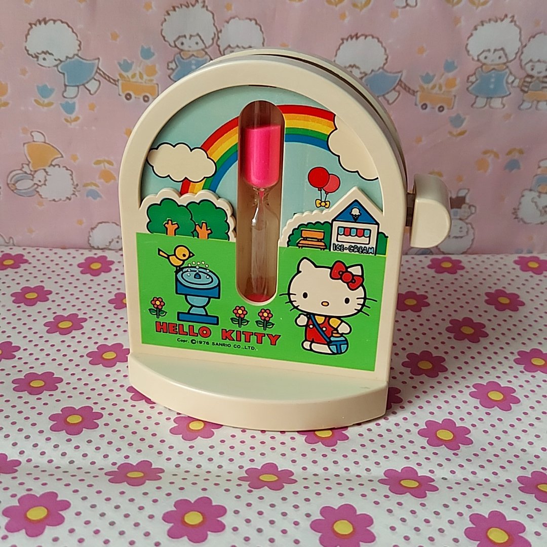 1976年・キティちゃんの回転砂時計 | あんちーくKIDAN STORE