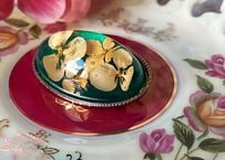 1970´s✨紫陽花の楕円ブローチ