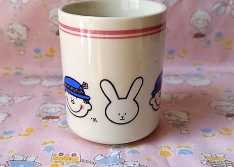 ほのぼの君湯のみ  うさぎ🐇
