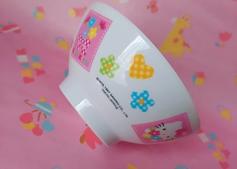 1997年SANRIO🎀キティちゃんのプラスティックお茶碗