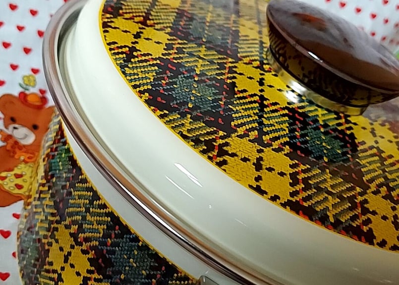 確認用♥️マルビシ鍋♥️マルビシ　ホーロー鍋♥️ マルビシ ホーロー両手鍋 カラーホーローウェア オレンジ蓋 葡萄