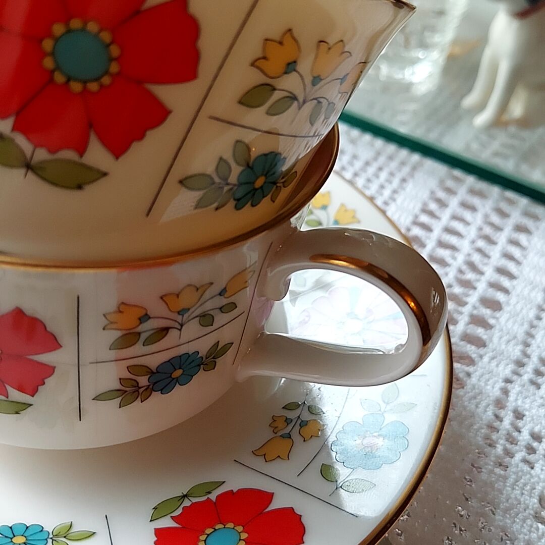 ノリタケ、アイボリーチャイナ✩.*˚花柄セット | あんちーくKIDAN STORE