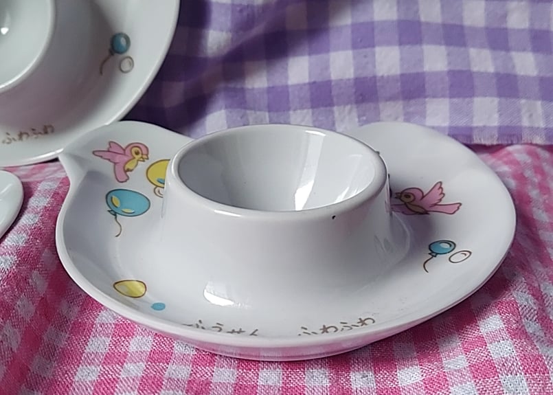 ノリタケメラミン・お子様用エッグスタンド | あんちーくKIDAN STORE