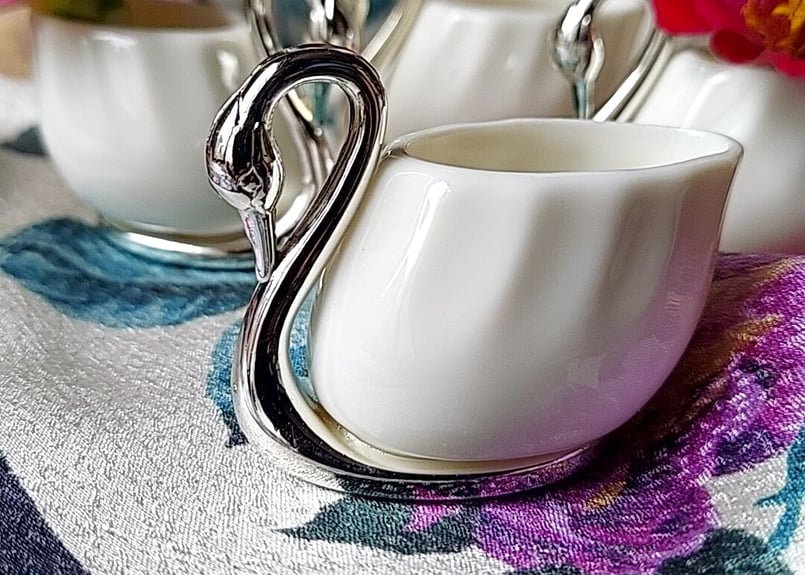 スワン🦢ミルクピッチャー | あんちーくKIDAN STORE