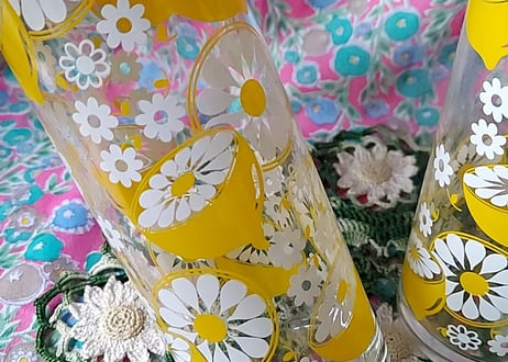 安定のレモン柄🍋ゾンビグラス