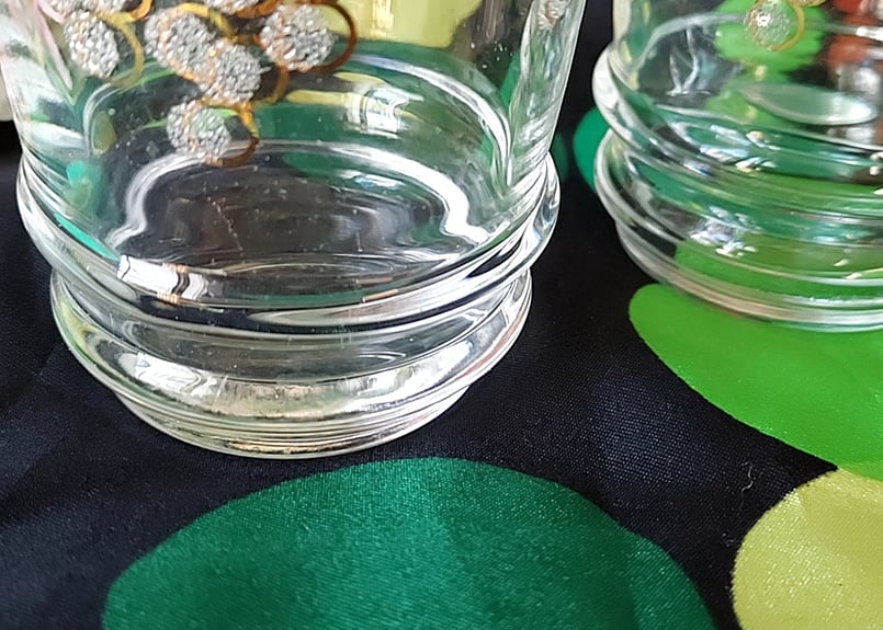 カメイ硝子・お砂糖みたいなつぶつぶの葡萄グラス | あんちーくKIDAN STORE