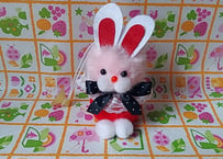 Fancy🐰🌼*･吸盤付きうさぎのマスコット ピンク